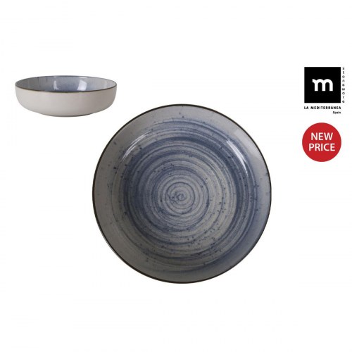 Dyb tallerken Swirl Ø 18 cm
