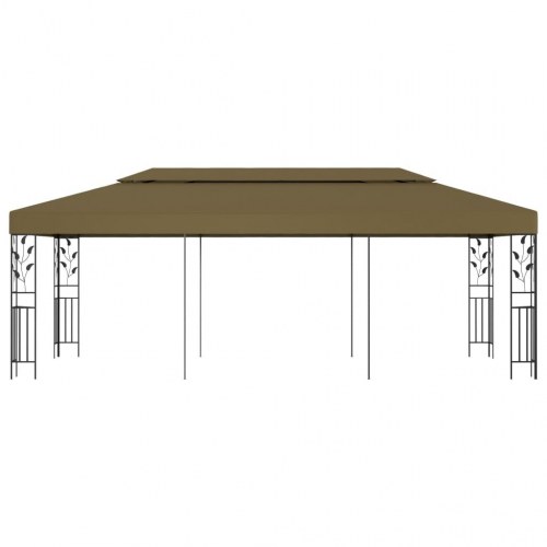 Pavillon 6x3 m 180 g/m² gråbrun