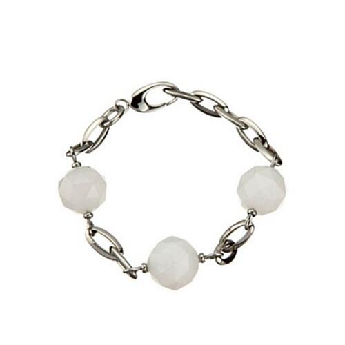 Armbånd til kvinder - Black & White Collection, rustfrit stål