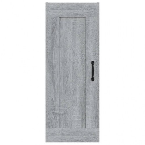 Vægskab 35x34x90 cm konstrueret træ grå sonoma-eg