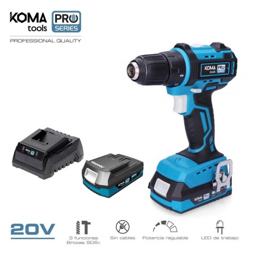Koma Tools Pro Series bore-/skruemaskine, brushless, 20V
