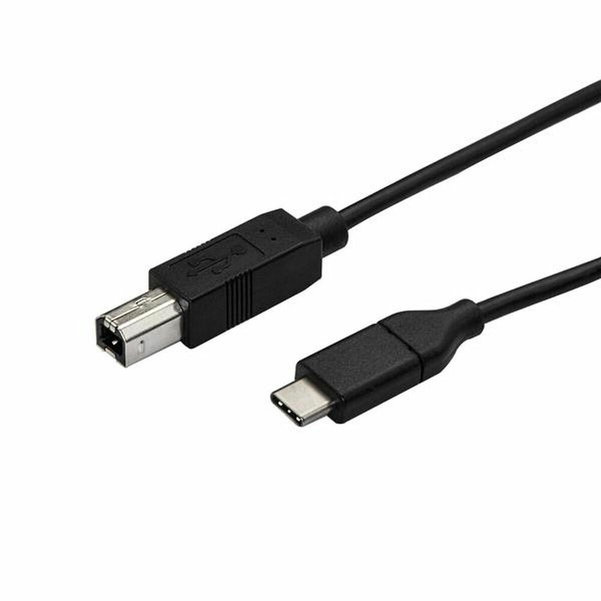 StarTech.com USB-C to USB-B Printer Cable - M/M - 0.5 m - USB 2.0 - USB-C cable - 50 cm