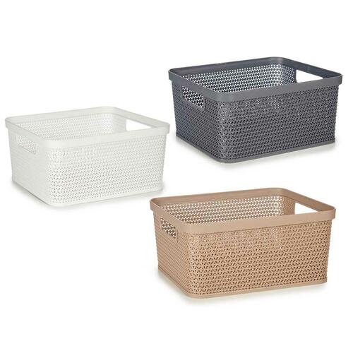 Multibrug kurv Plastik 2,5 L 24,5 x 10,4 x 18,5 cm (18 enheder)