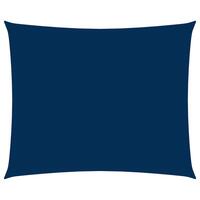 Solsejl 3x5 m rektangulær oxfordstof blå