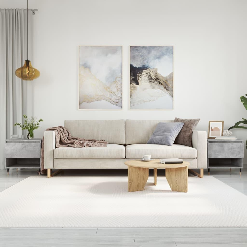 Sofaborde 2 stk. 50x46x50 cm konstrueret træ betongrå billede