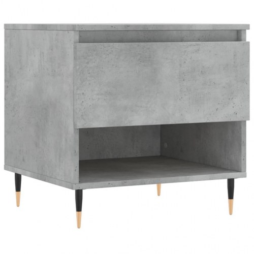 Sofaborde 2 stk. 50x46x50 cm konstrueret træ betongrå