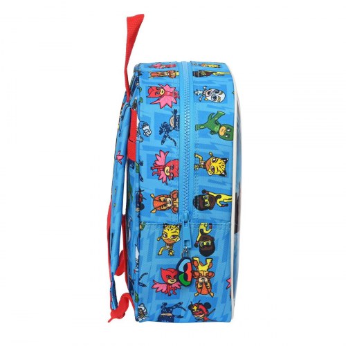 PJ Masks skoletaske - Blå, 22 × 27 × 10 cm