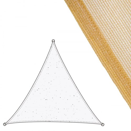 Skyggesejl Vela sombreo Beige 3 x 3 m 300 x 300 x 0,5 cm Markise