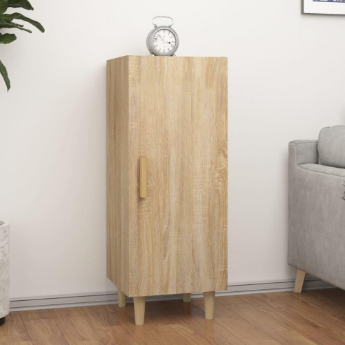 Skænk 34,5×34×90 cm - konstrueret træ i sonoma-eg