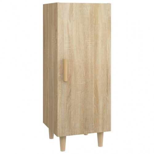 Skænk 34,5×34×90 cm - konstrueret træ i sonoma-eg