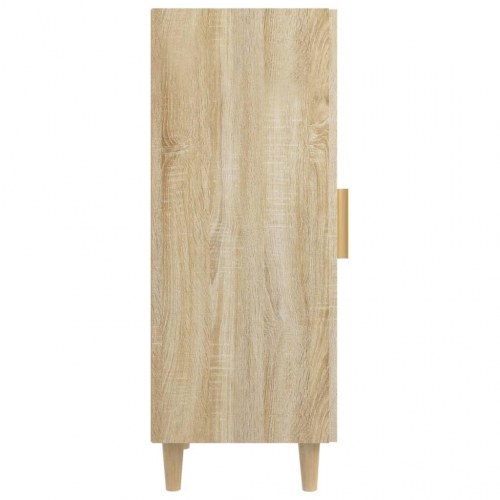 Skænk 34,5×34×90 cm - konstrueret træ i sonoma-eg