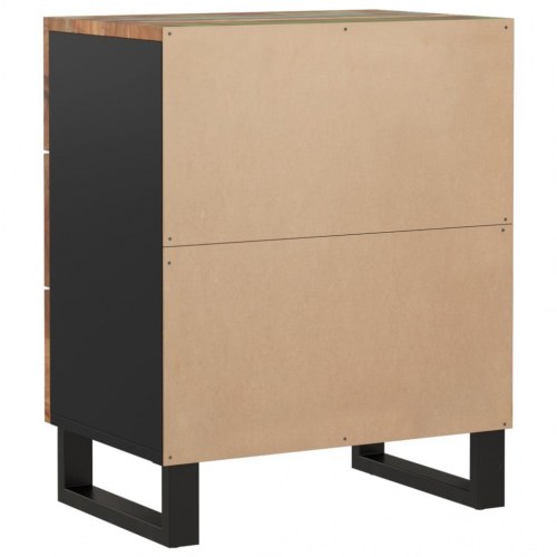 Sengebord 50x33x62 cm massivt genbrugstræ og konstrueret træ
