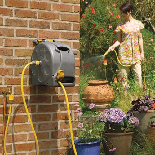 Slange hjuls Hozelock Compact Reel 2415r0000 25 m PVC