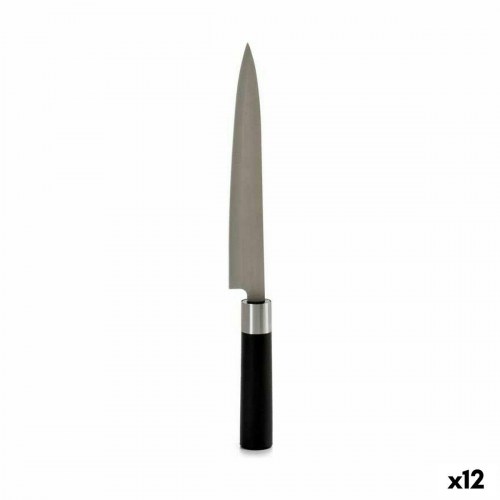 Kokkekniv Kinvara - sort/sølv, rustfrit stål, 33,5 cm (12 stk.)