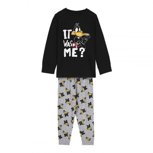 Nattøj Børns Looney Tunes Sort - 5 år
