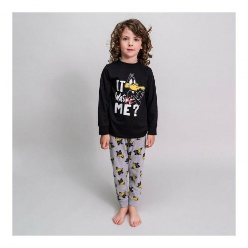Nattøj Børns Looney Tunes Sort - 5 år