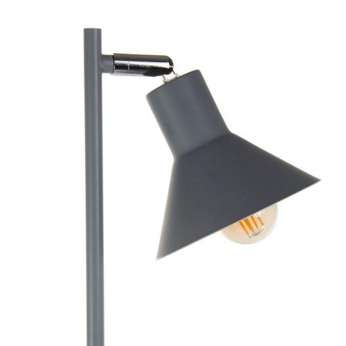 Gulvlampe 15,5 x 15,5 x 143 cm Grå Metal