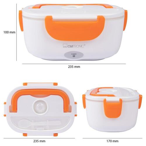 Madkasse Clatronic LB 3719 Orange Hvid/Orange Plastik Rektangulær 1,7 L