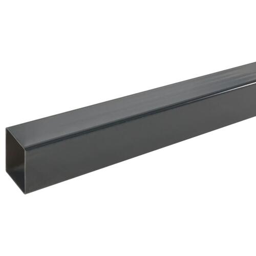 Stolper til havehegn 30 stk. 200 cm stål grå