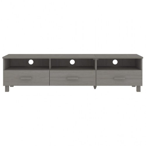 Tv-skab HAMAR 158x40x40 cm massivt fyrretræ lysegrå