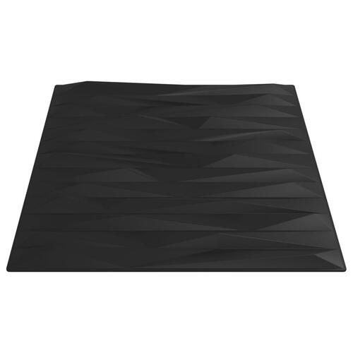 Vægpaneler 24 stk. 50x50 cm 6 m² XPS sten sort
