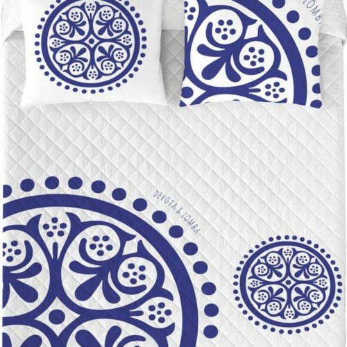 Sengetæppe (vattæppe) Klein Geo Devota & Lomba - UK dobbeltseng (240 x 260 cm)