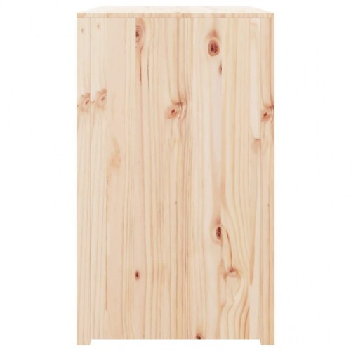 Udendørs køkkenskab 106x55x92 cm massivt fyrretræ