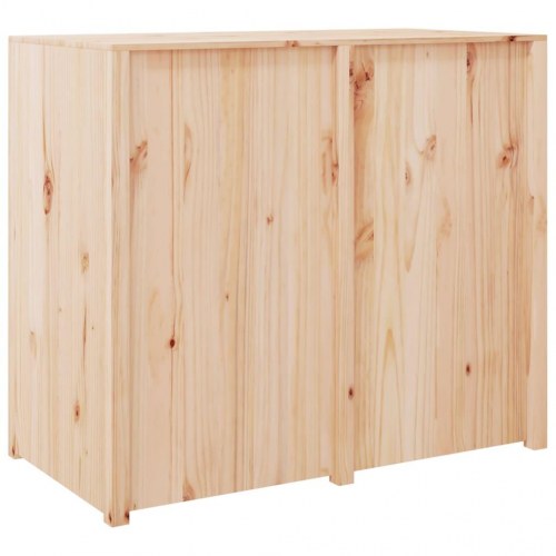 Udendørs køkkenskab 106x55x92 cm massivt fyrretræ
