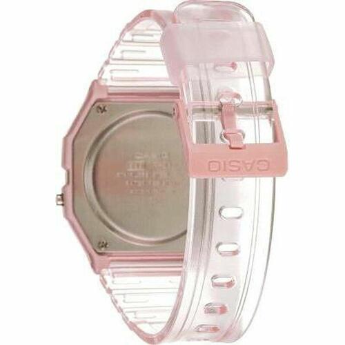 Armbåndsur Casio F-91WS-4EF - pink kvartsur