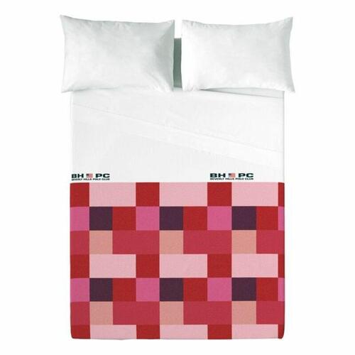 Toplagen Beverly Hills Polo Club Atlanta Red UK super king size seng (260 x 270 cm)
