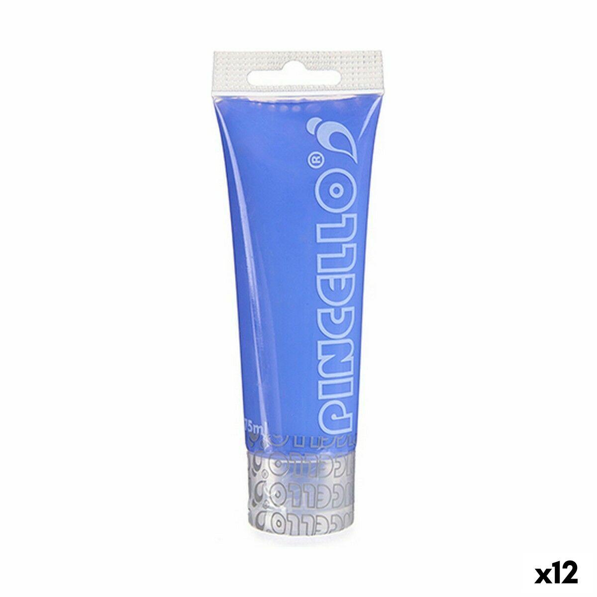 Akrylmaling - Neon lilla 75 ml (12 stk.)
