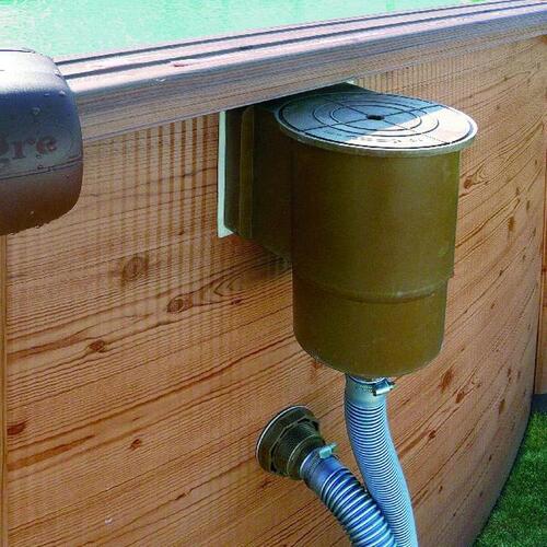 Pool Aftageligt Gre Pacific KIT500W Oval Træ 500 x 300 x 120 cm