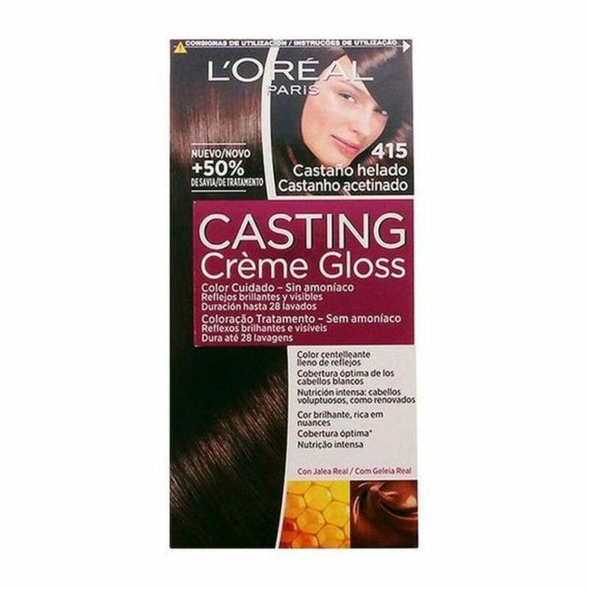 Hårfarve L'oréal  Permanent Hair Color Casting Creme Gloss - 415 Marron G