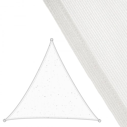 Skyggesejl Vela sombreo Hvid 3,5 x 3,5 m 350 x 350 x 0,5 cm Markise