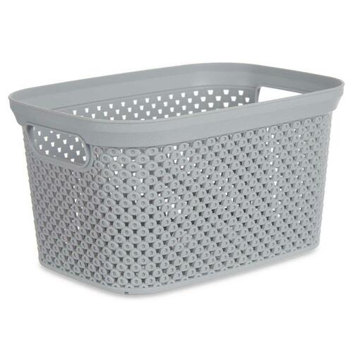 Vasketøjskurv Grå Plastik 3 L 16,5 x 12,5 x 23 cm (24 enheder)