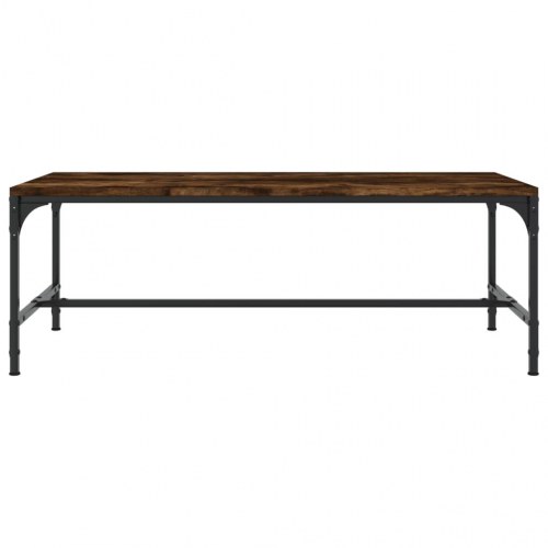 Sofabord i konstrueret træ - 80×50×35 cm, røget egetræsfarve