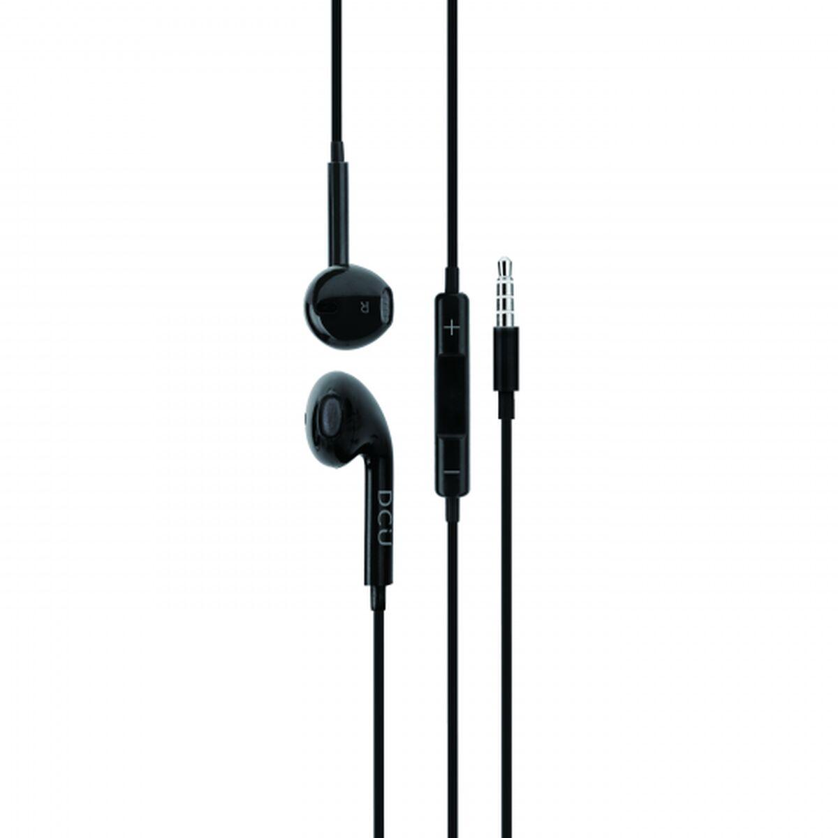Høretelefoner med kabel DCU Tecnologic 34151001 - sort