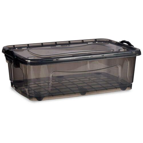 Bedroller med hjul Kipit - antracit plastik, 30 l (6 stk)