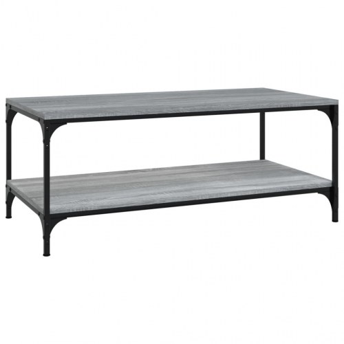 Sofabord 80 × 50 × 40 cm i konstrueret træ - grå sonoma-eg