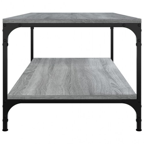 Sofabord 80 × 50 × 40 cm i konstrueret træ - grå sonoma-eg