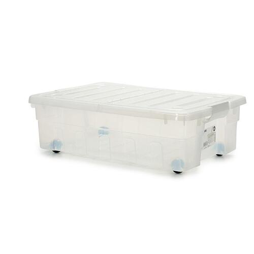 Opbevaringsboks med hjul 30 L 40 x 18 x 59,5 cm (14 enheder)