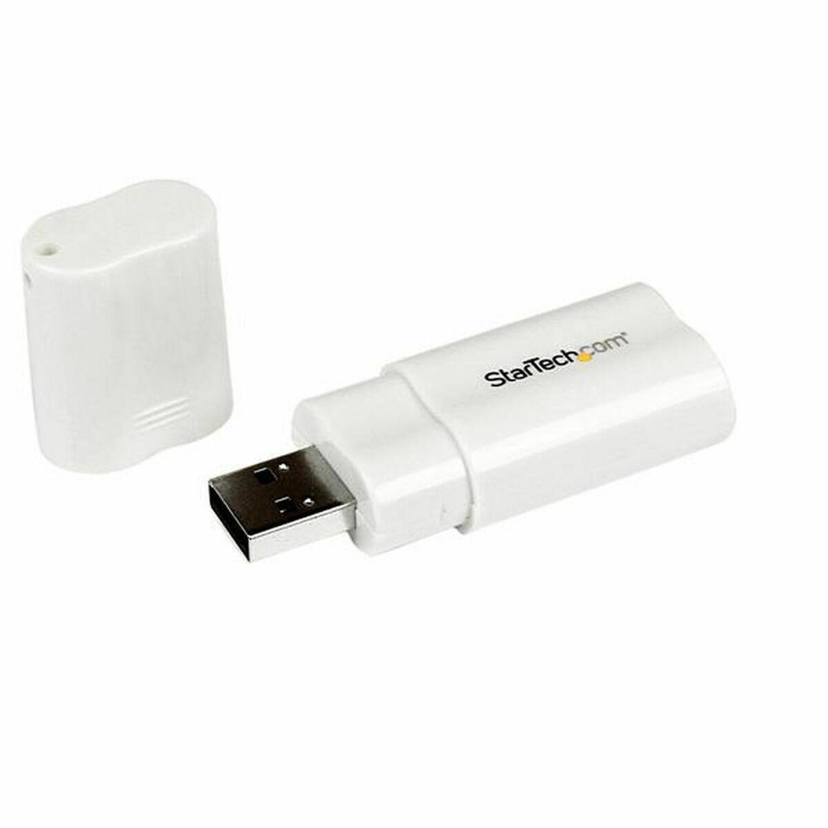 StarTech eksternt USB-lydkort ICUSBAUDIO - Hvid