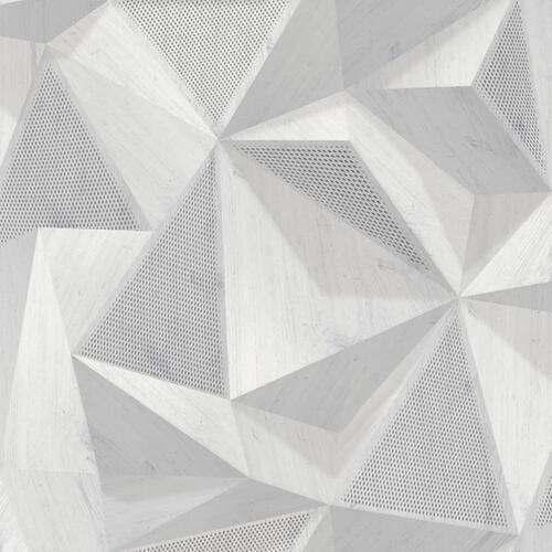 DUTCH WALLCOVERINGS tapet Onyx lysegrå
