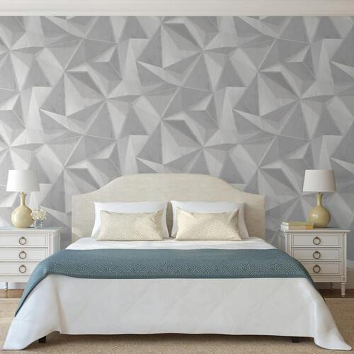 DUTCH WALLCOVERINGS tapet Onyx lysegrå