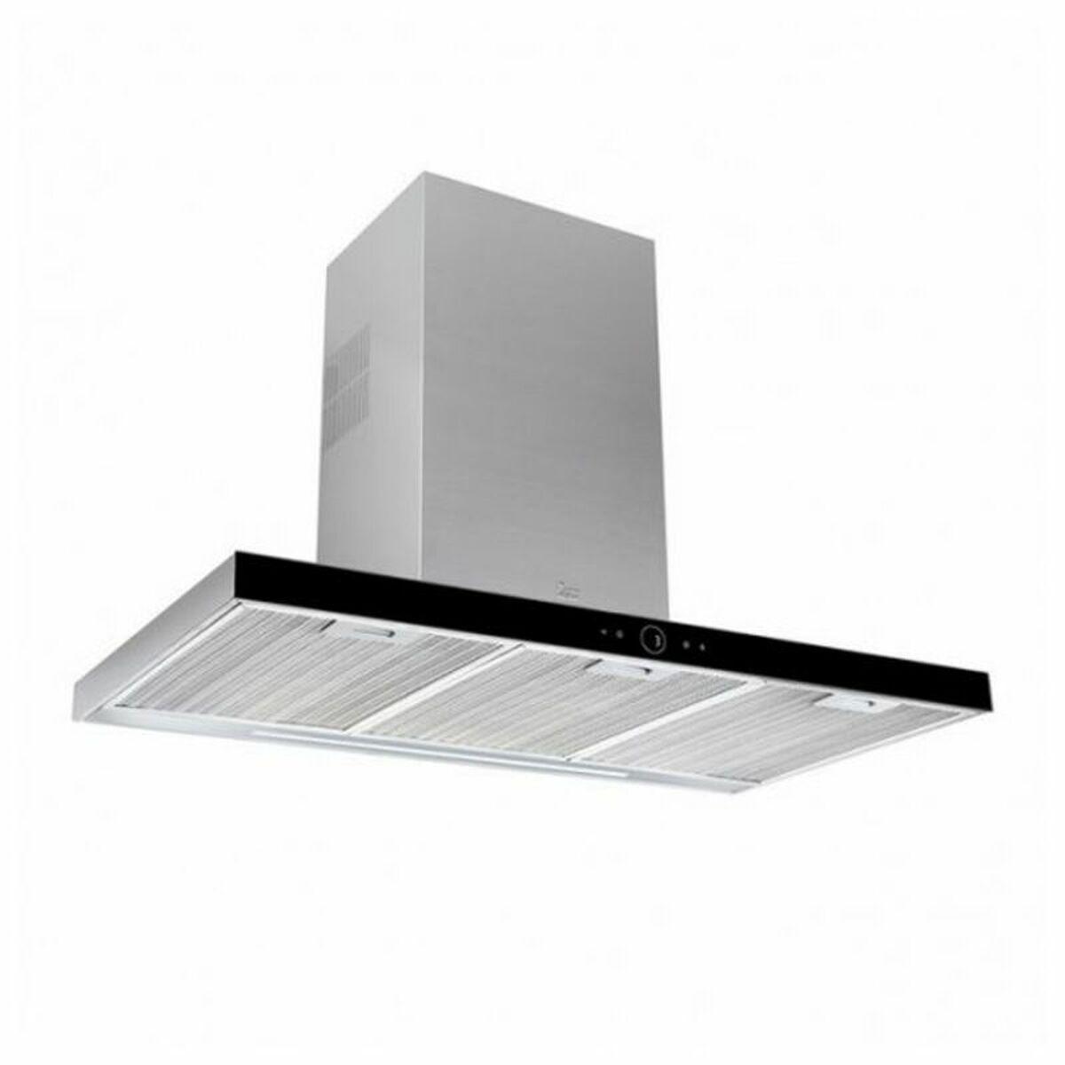 Teka DLH 986 T væghængt emhætte 90 cm - stål/hvid, 700 m³/t, LED, Touch
