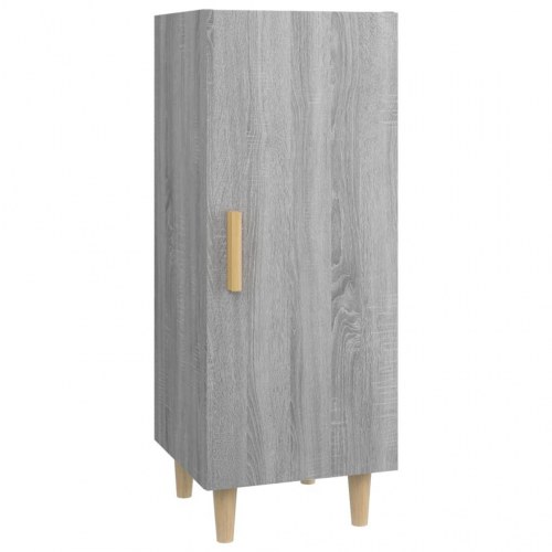 Skænk 34,5×34×90 cm i konstrueret træ - grå sonoma-eg
