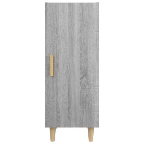 Skænk 34,5×34×90 cm i konstrueret træ - grå sonoma-eg