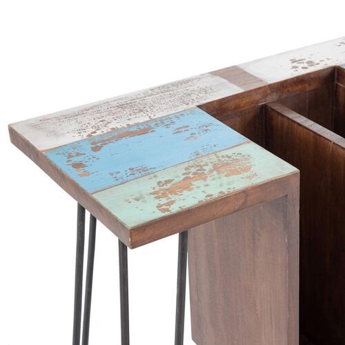 Skrivebord 140 x 35 x 77 cm Metal Træ
