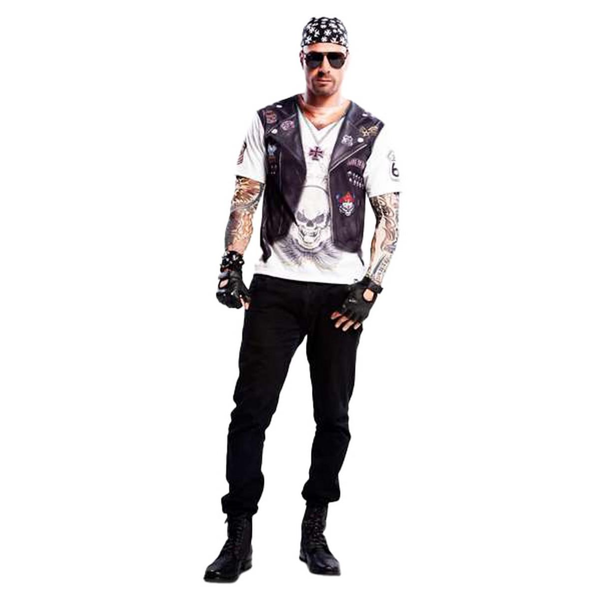 Kostume til voksne Hell Boy Rocker M