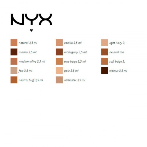 Concealer til ansigt NYX Can’t Stop Won’t Stop - Pale 3,5 ml